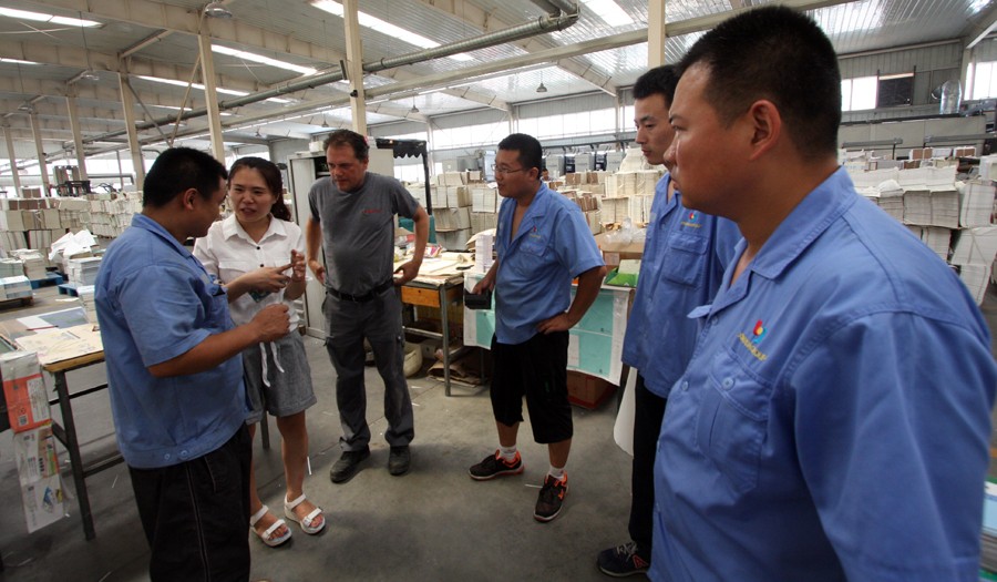 荷蘭Buhrs工程師Dion Cario Koreman光臨集團交流技術 第 1 張 荷蘭Buhrs工程師Dion Cario Koreman光臨集團交流技術 第 1 張